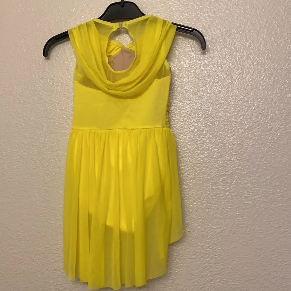 Weissman dance costume yellow